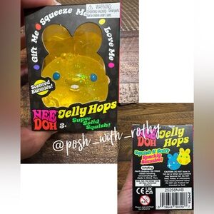 🐰Needoh Jelly Hops Scented Bunny Super Solid Squish, NWT